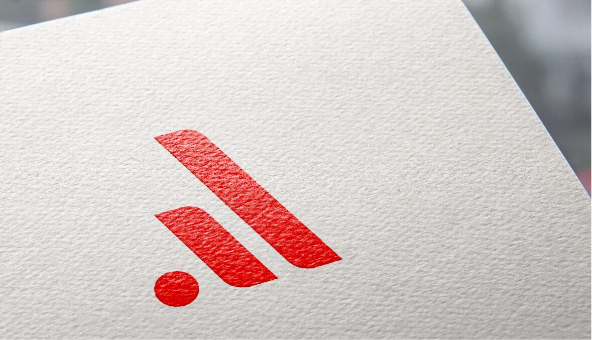 Admail West logo printed on paper