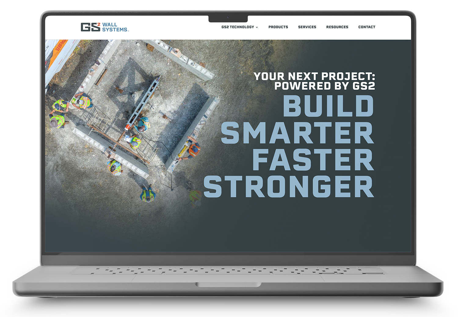 GS2 Wall Systems WordPress website